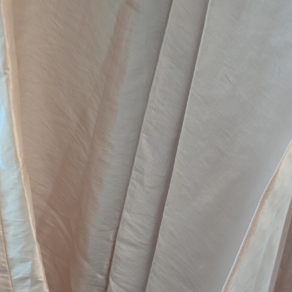 R&M Richards Pink and Gold Asymmetrical Wrap Sundress - Picture 3 of 3